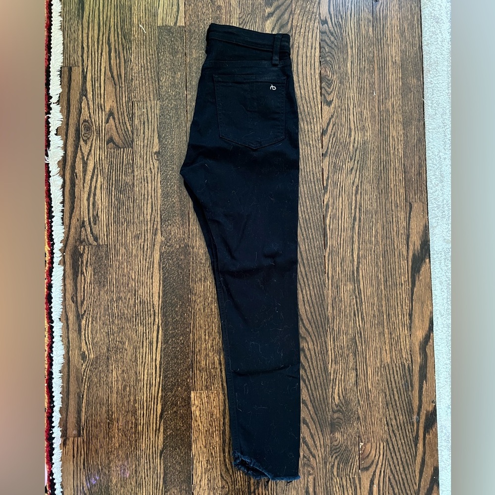 Worn Once Rag & Bone Black Nina High Rise Skinny Ankle Jeans